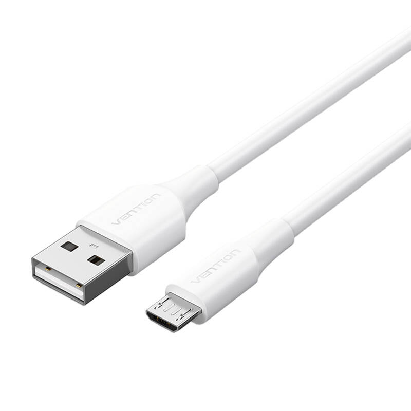 USB 2.0 muški na Micro-B muški 2A 2m Vention CTIWH (bijeli)