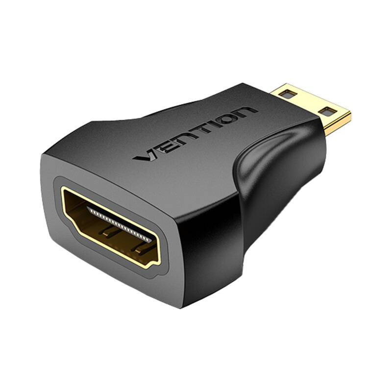 Ženski HDMI na muški Mini HDMI adapter Vention AISB0 (crni)