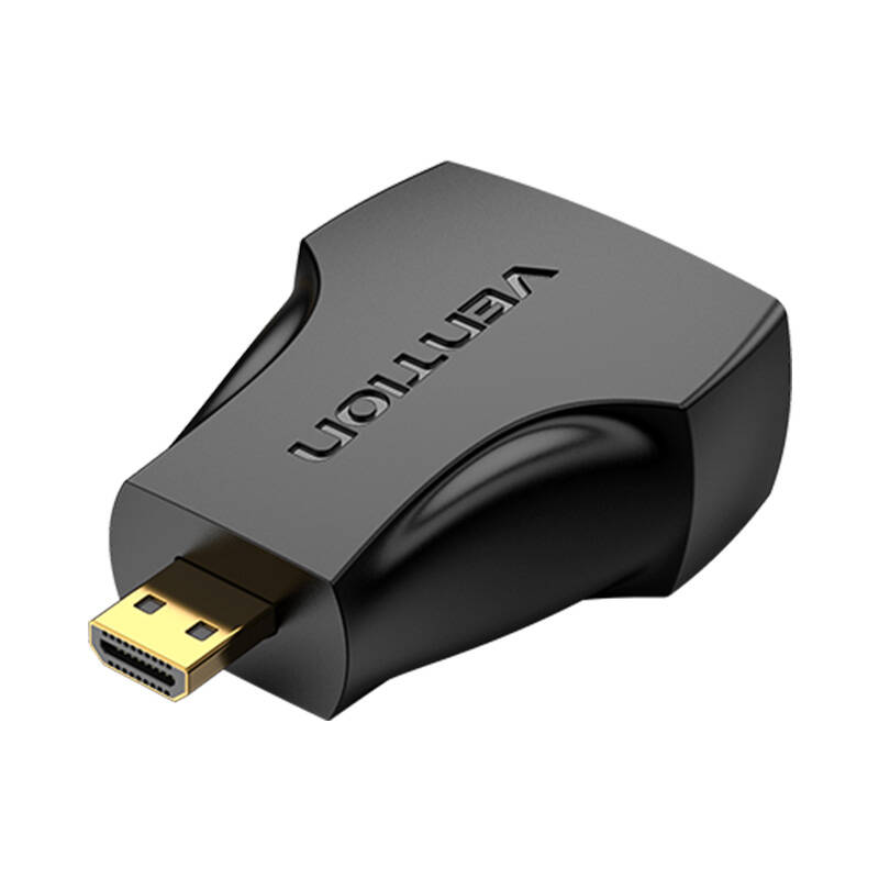 Ženski HDMI na muški mikro HDMI adapter Vention AITB0 (crni)