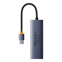 4u1 Hub Baseus UltraJoy USB-A na USB 3.0 + RJ45 (svemirski sivi)