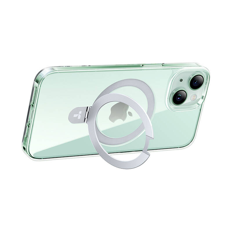 Torras telefonska maska ​​UPRO Ostand Clear za iPhone 15 (prozirna)