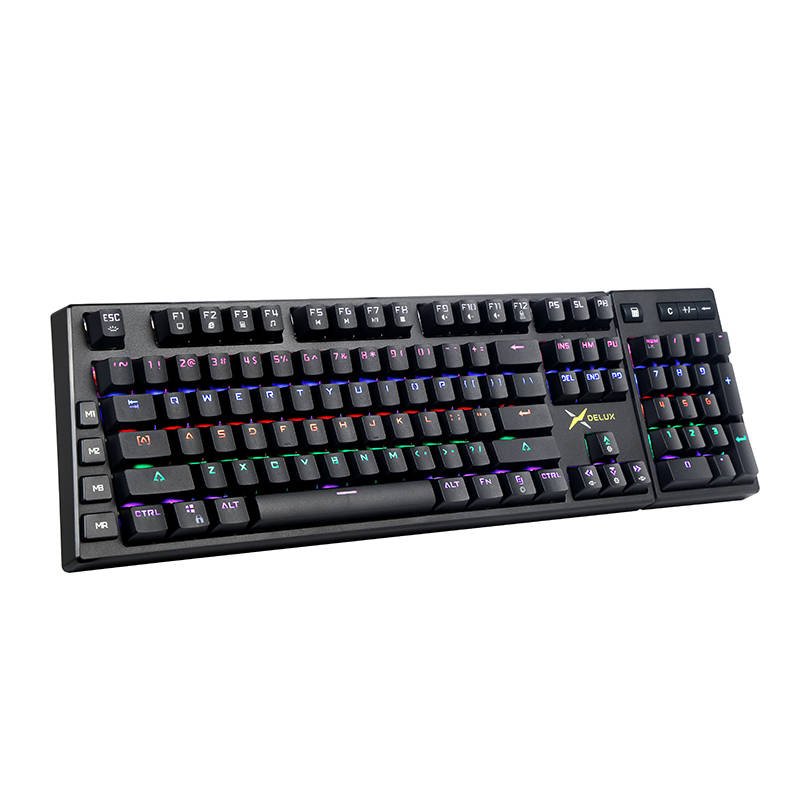 Mehanička gaming tipkovnica s odvojivom numeričkom tipkovnicom Delux KM12+KN12 RGB