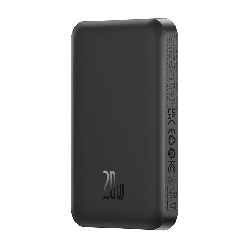 Magnetic Mini Powerbank Baseus 5000mAh 20W (crni)