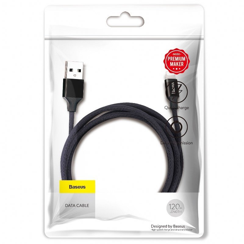 Baseus Yiven Lightning kabel 120cm 2A - crni