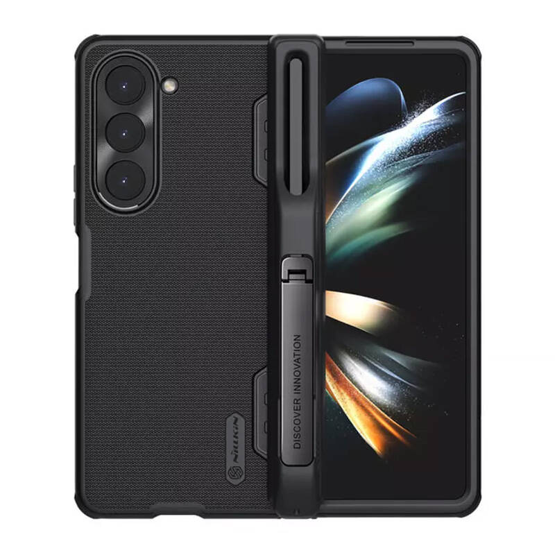 Nillkin Super Frosted Shield Fold-Pen Case za Samsung Galaxy Z Fold 5 (crna)