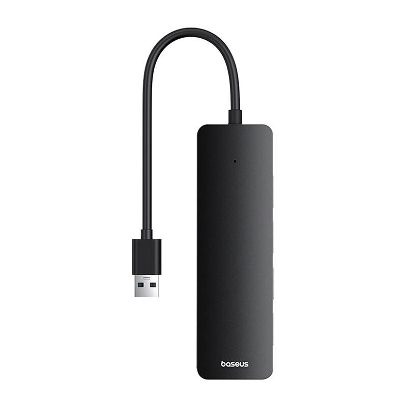 4u1 Hub Baseus UltraJoy Lite USB-A na USB 3.0 15 cm (crni)