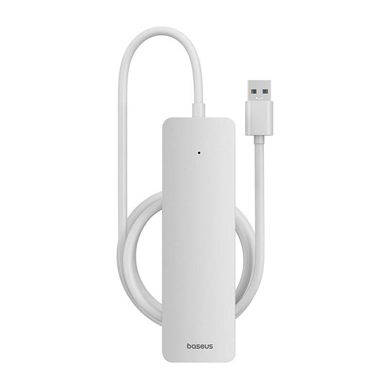 4u1 Hub Baseus UltraJoy Lite USB-A na USB 3.0 1m (bijeli)