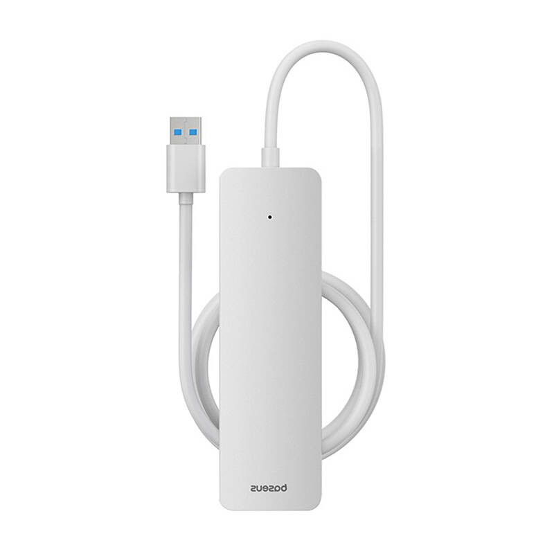 4u1 Hub Baseus UltraJoy Lite USB-A na USB 3.0 1m (bijeli)