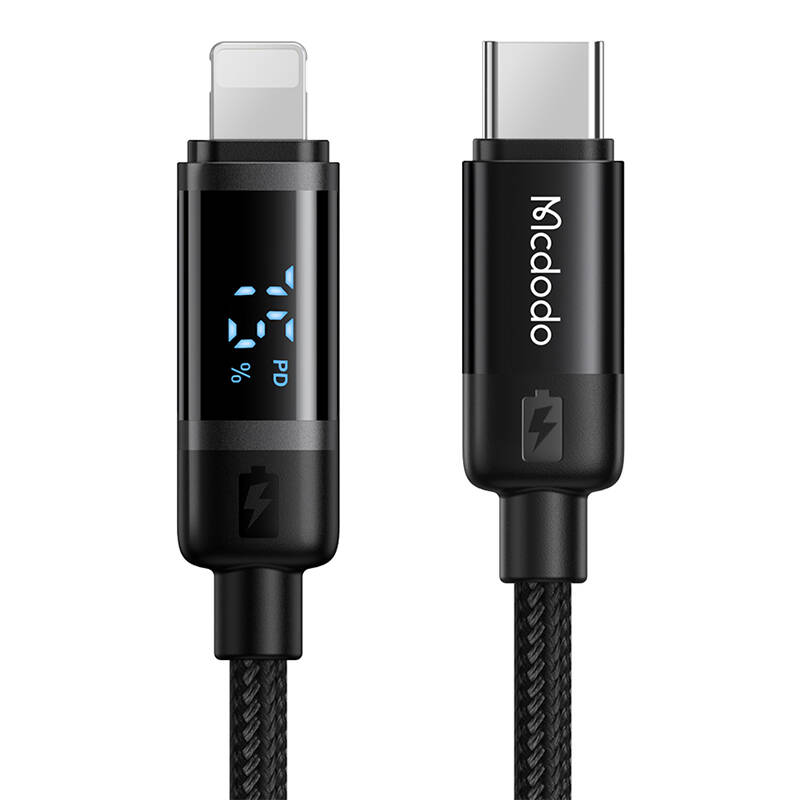 Mcdodo CA-5210 USB-C na Lightning kabel, 36W, 1,2m (crni)