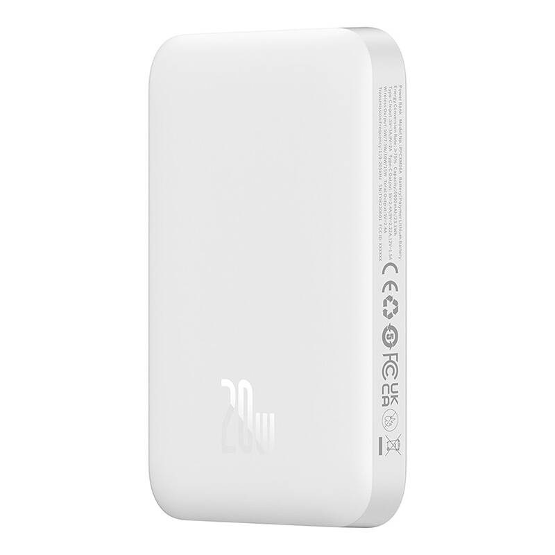 Powerbank Baseus Magnetic Mini 6000mAh 20W MagSafe (bijela)