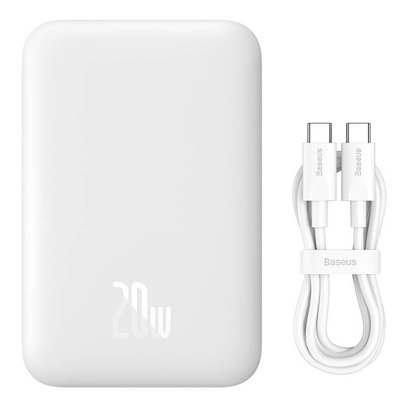 Powerbank Baseus Magnetic Mini 6000mAh 20W MagSafe (bijela)