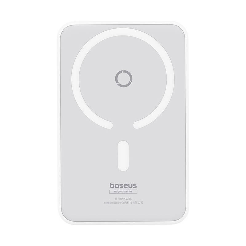 Powerbank Baseus MagPro Magnetic 5000mAh 20W, MagSafe (bijela)