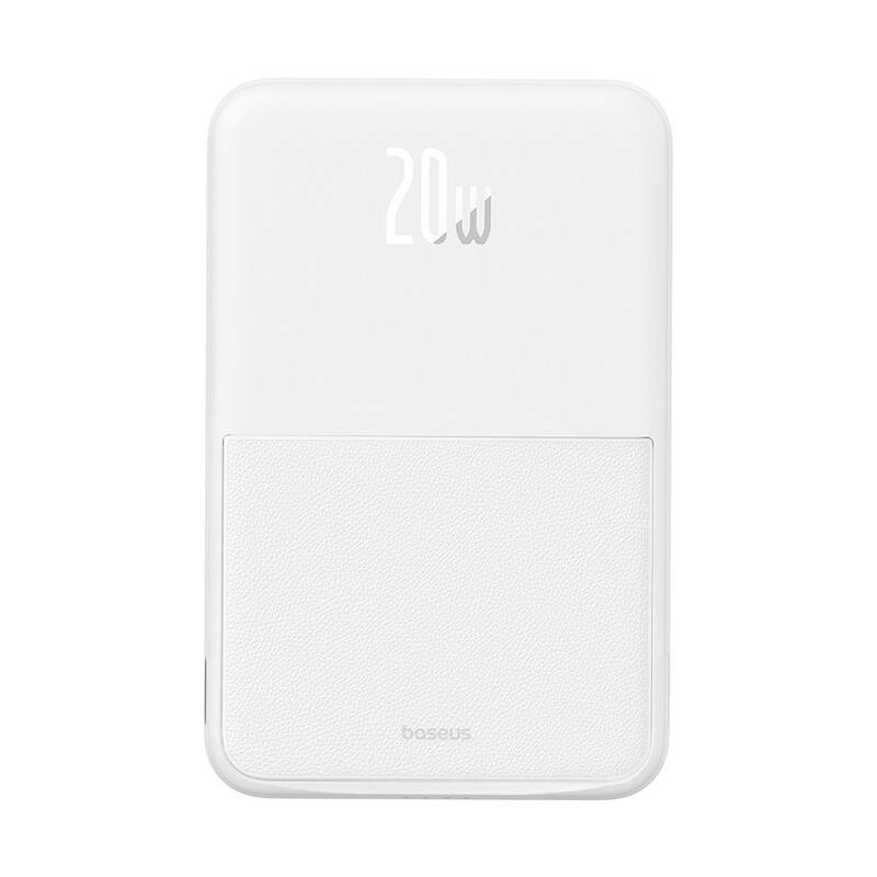 Powerbank Baseus MagPro Magnetic 5000mAh 20W, MagSafe (bijela)