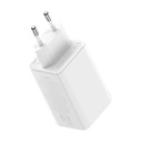 Baseus GAN6 Pro brzi punjač, ​​2xUSB-C + 2xUSB, 65W (bijeli)