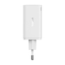 Baseus GAN6 Pro brzi punjač, ​​2xUSB-C + 2xUSB, 65W (bijeli)