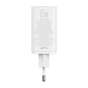 Baseus GAN6 Pro brzi punjač, ​​2xUSB-C + 2xUSB, 65W (bijeli)