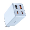 Baseus GAN6 Pro brzi punjač, ​​2xUSB-C + 2xUSB, 65W (plavi)