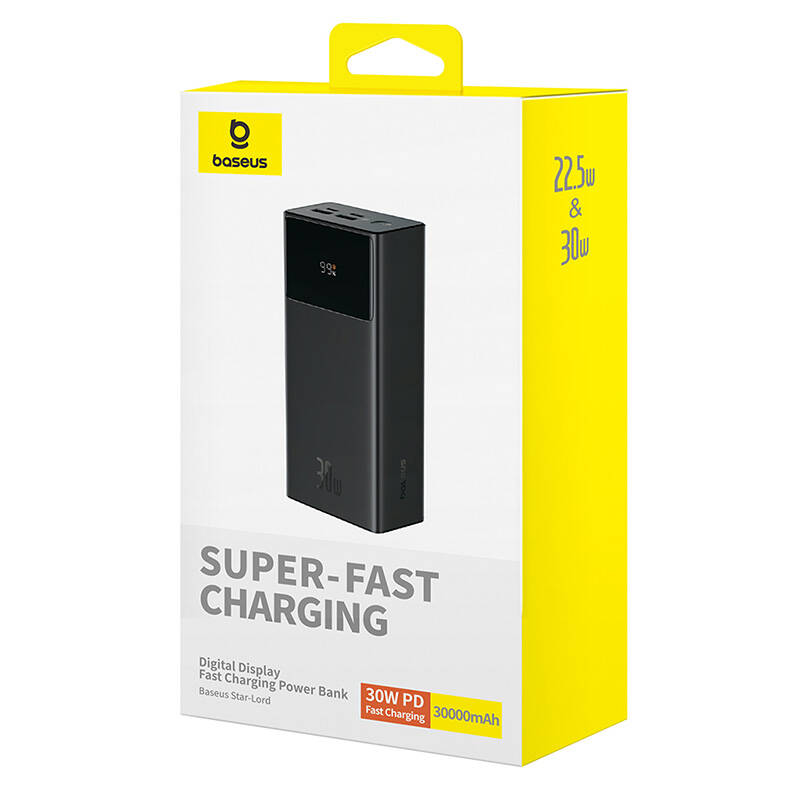 PowerBank Baseus Star-Lord Digital Display 30000mAh 30W