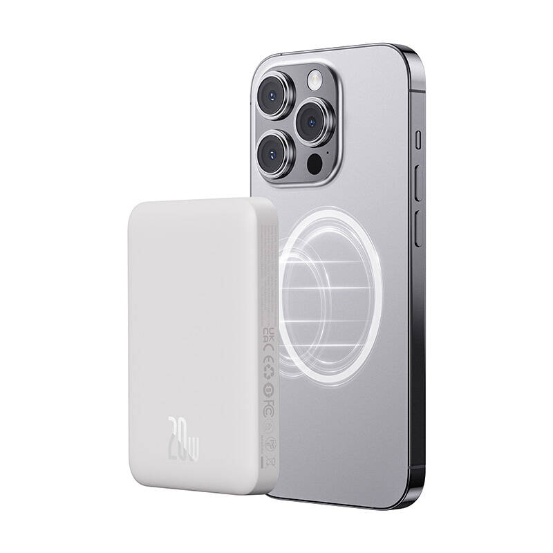 Magnetic Mini Air Powerbank Baseus 10000mAh 20W (bijeli)