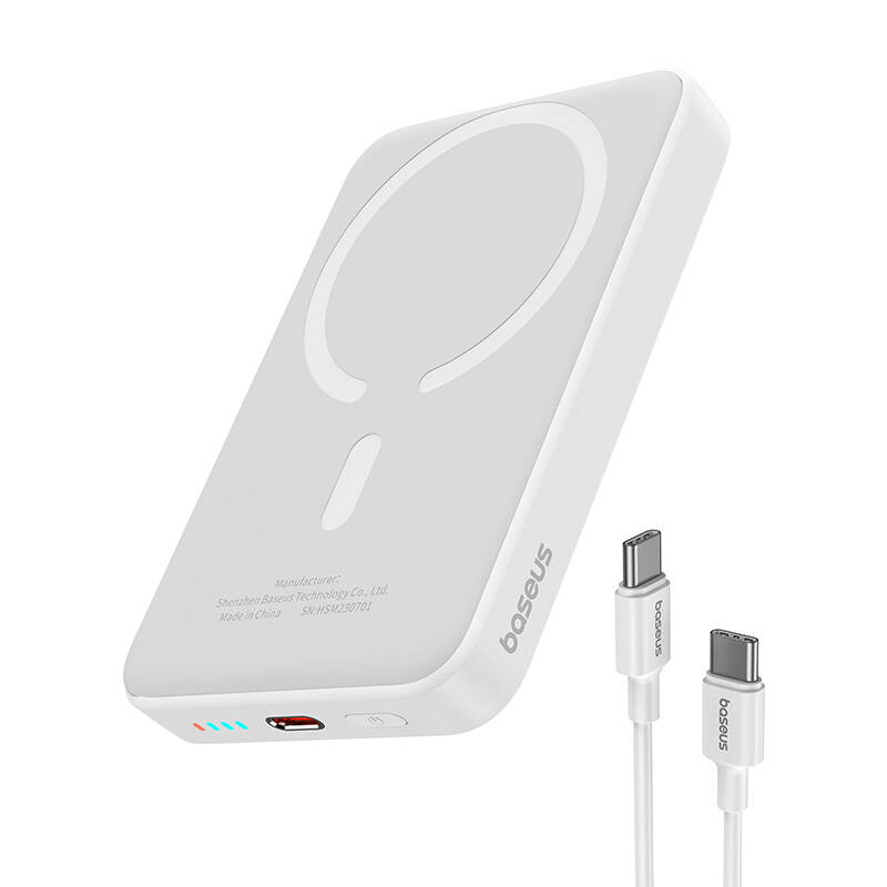 Magnetic Mini Air Powerbank Baseus 10000mAh 20W (bijeli)