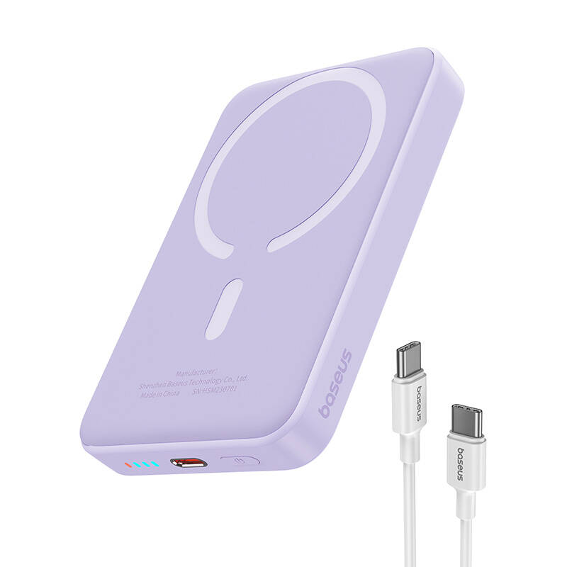 Magnetic Mini Air Powerbank Baseus 10000mAh 20W (ljubičasta)