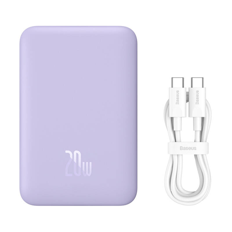 Magnetic Mini Air Powerbank Baseus 10000mAh 20W (ljubičasta)