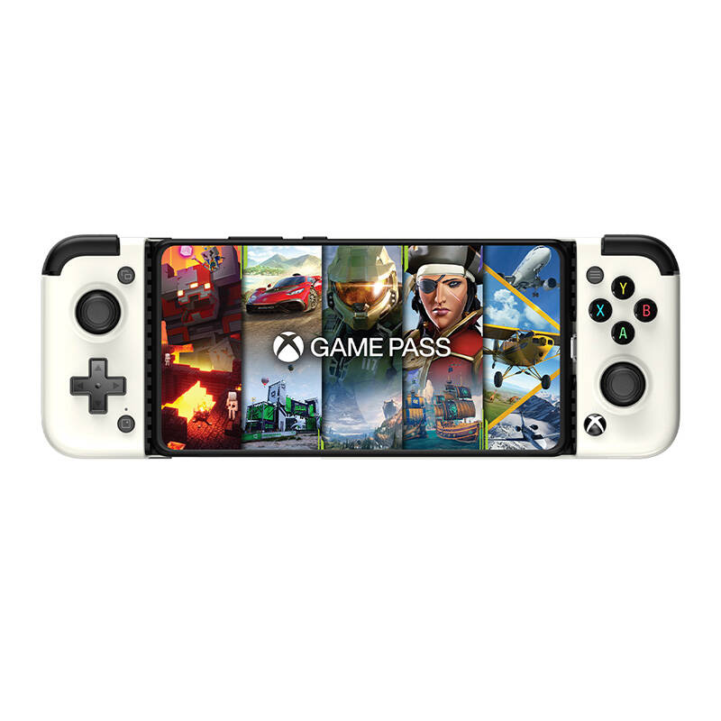 Kontroler za igre GameSir X2 Pro bijeli USB-C s držačem za pametni telefon