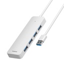 Hub Baseus UltraJoy Series Lite 4 priključka 200 cm (USB na USB3.0*4) (bijeli)