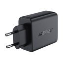 Zidni punjač Acefast A61 GaN 2xUSB-A, 2xUSB-C PD45W EU (crni)