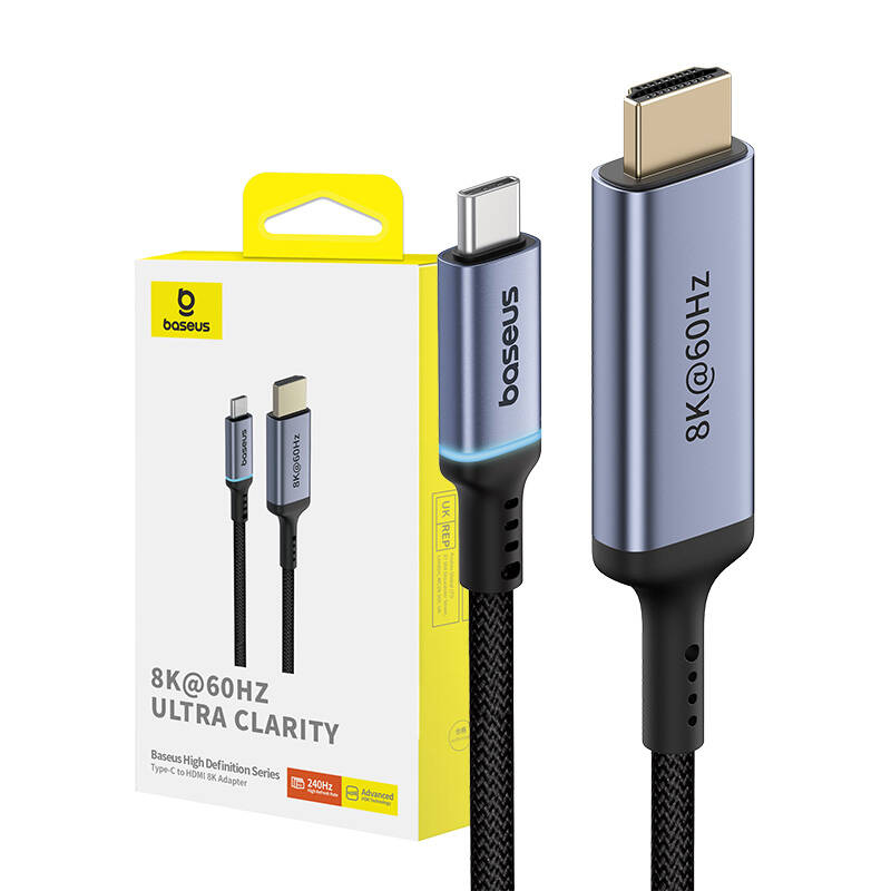 Adapter Baseus USB-C na HDMI High Definition 1.5m (crni)