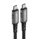 Kabel USB-C na USB-C Acefast C1-09, 48W, 1m (crno-sivo)