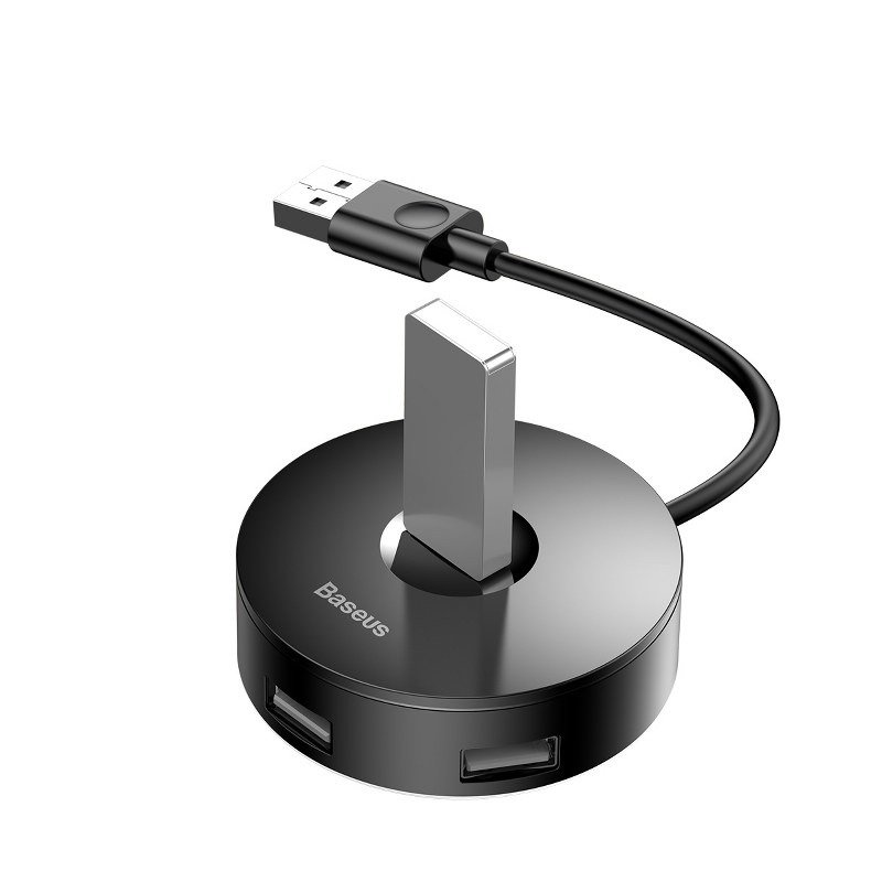 Baseus Hub 4u1 USB na USB 3.0 + 3x USB 2.0 15 cm (crni)