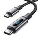 Kabel za brzo punjenje Rocoren Digital USB-C na USB-C, PD, 1m (sivo)