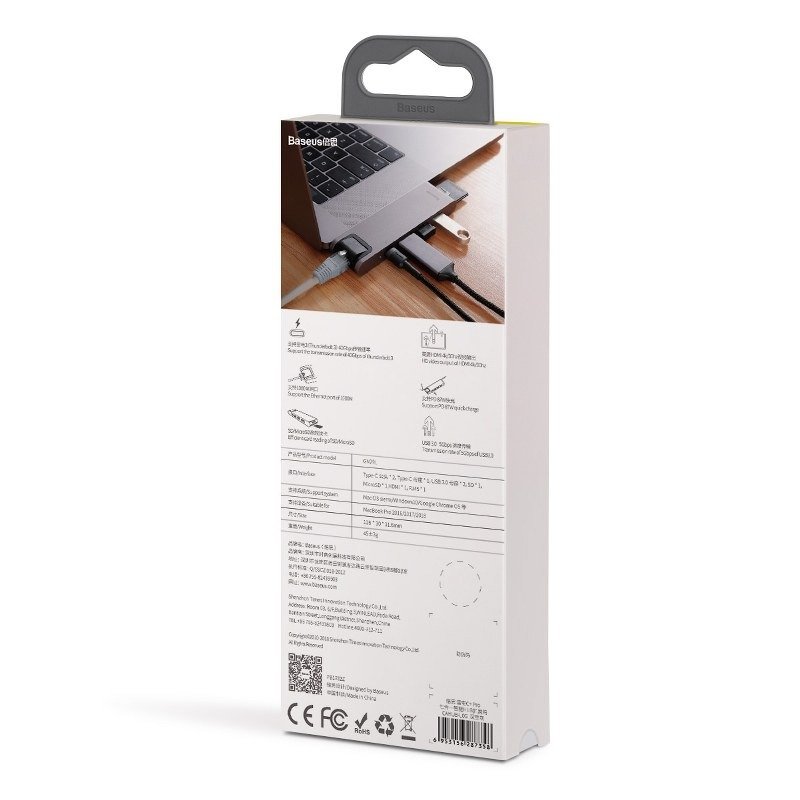 Hub Adapter 7u1 Baseus za MacBook