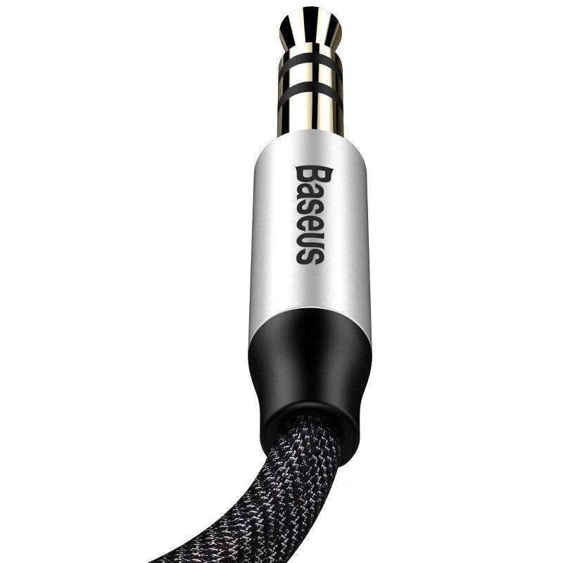 Baseus Yiven audio kabel mini jack 3,5mm AUX, 1m (crna+srebrna)