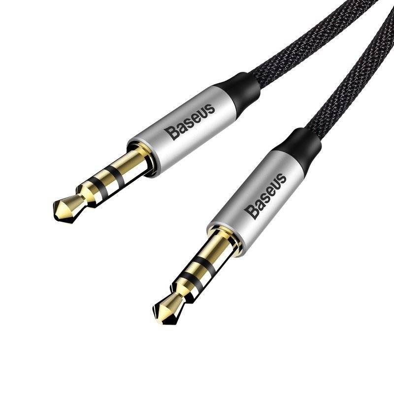 Baseus Yiven audio kabel mini jack 3,5mm AUX, 1m (crna+srebrna)