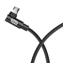 Baseus MVP koljeni kabel USB na mikro USB 2A 1m - crni