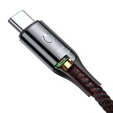 Baseus kabel u obliku slova C USB-C LED QC 3.0 1m (crni)