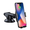 Gravity Car Mount Baseus s induktivnim punjačem Qi (crni)