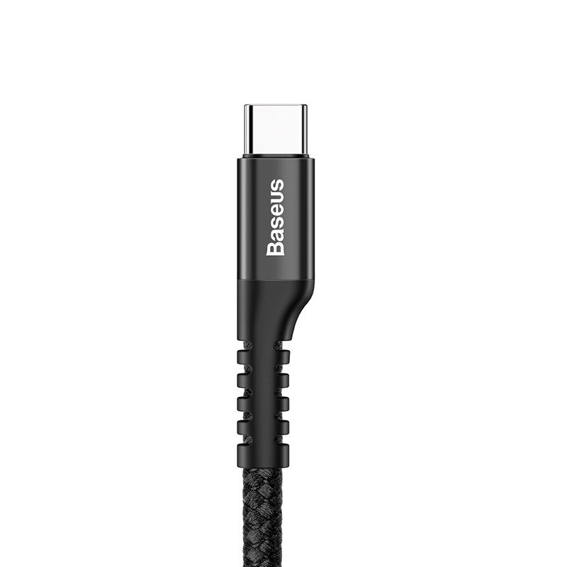 Baseus USB-C kabel s oprugom 1m 2A (crni)