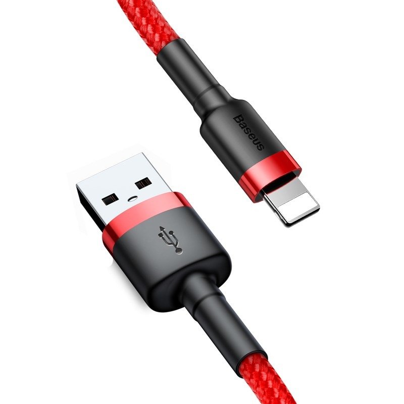 Baseus Cafule USB Lightning kabel 2,4A 0,5m (crveni)