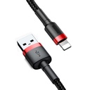 Baseus Cafule USB Lightning kabel 1,5A 2m (crni+crveni)