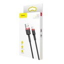 Baseus Cafule USB Lightning kabel 1,5A 2m (crni+crveni)