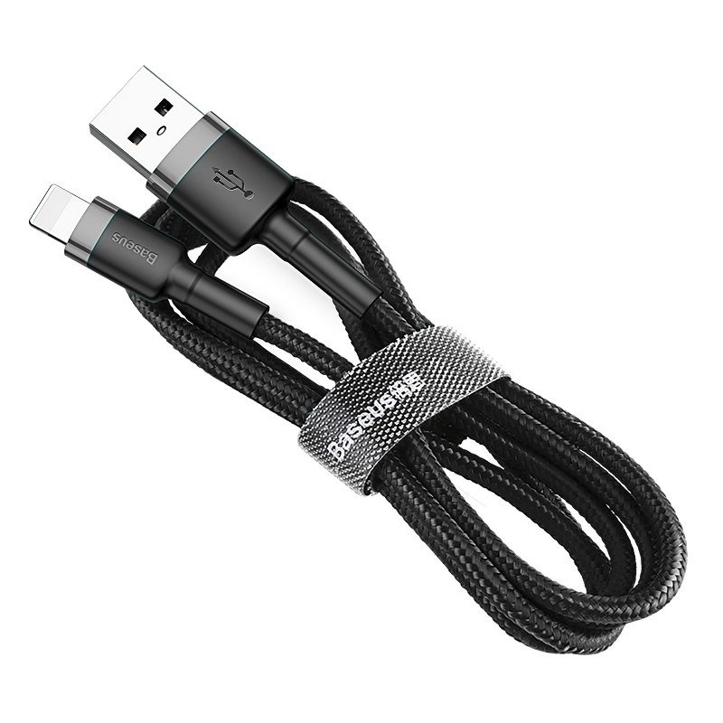 Baseus Cafule USB Lightning kabel 1,5A 2m (sivo+crno)