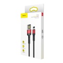 Baseus Cafule dvostrani USB Lightning kabel 2,4A 1m (crni+crveni)