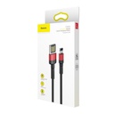 Baseus Cafule dvostrani USB Lightning kabel 2,4A 1m (crni+crveni)