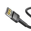 Lightning USB kabel (reverzibilni) Baseus Cafule 2.4A 1m (sivo-crni)