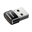 Baseus USB-C na USB-A adapter 3A (crni)