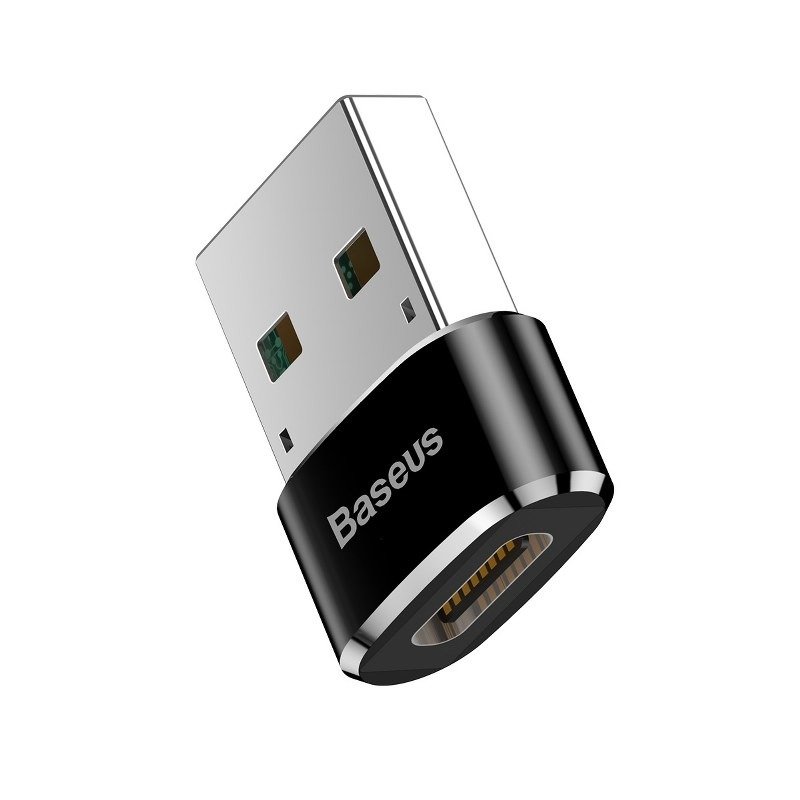 Baseus USB-C na USB-A adapter 3A (crni)