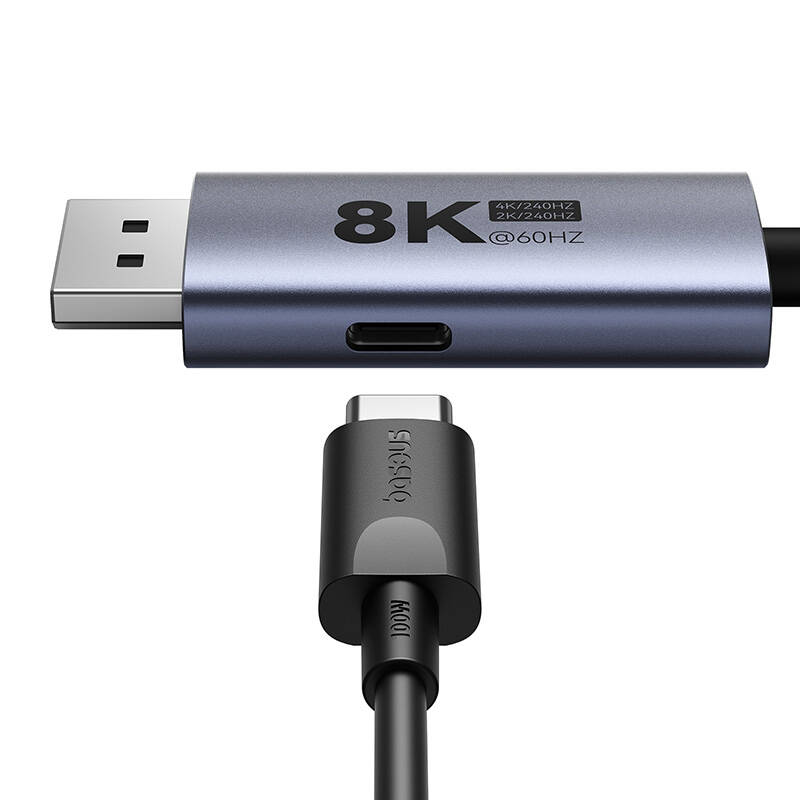 Adapter USB-C - DP Baseus 8K 1,5m (crni)